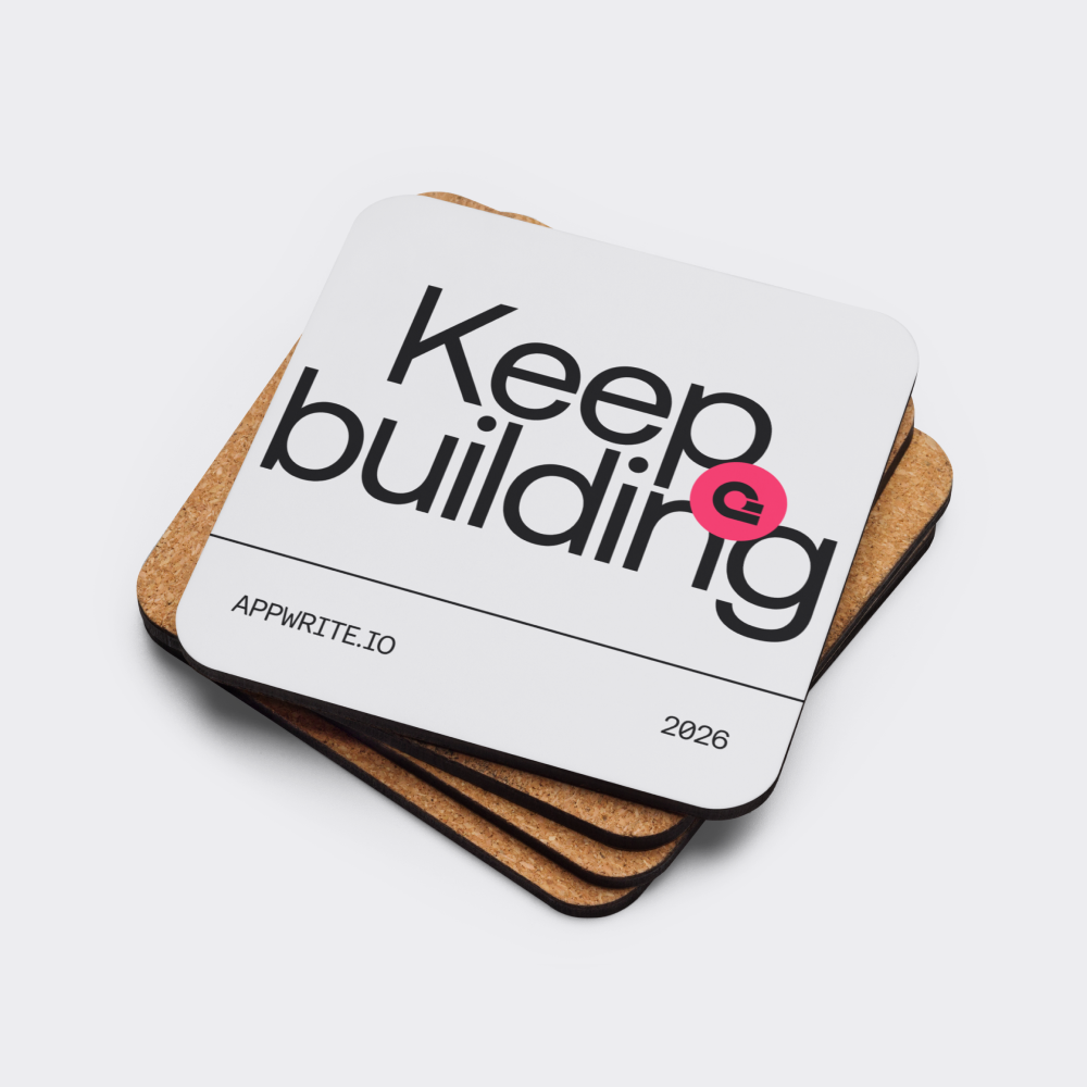 Build Cork Coaster - White