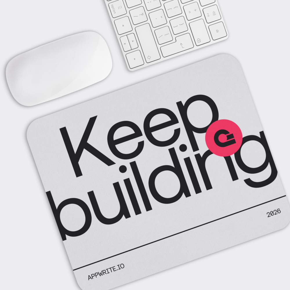 Build Mouse Pad - White