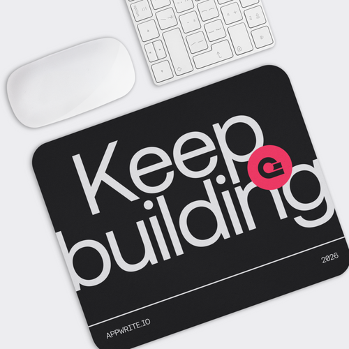 Build Mouse Pad - Black