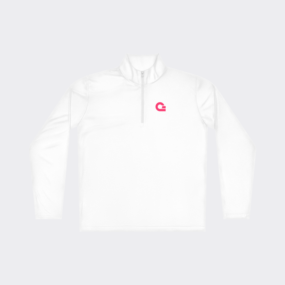 Runtime Quarter-Zip Pullover - White