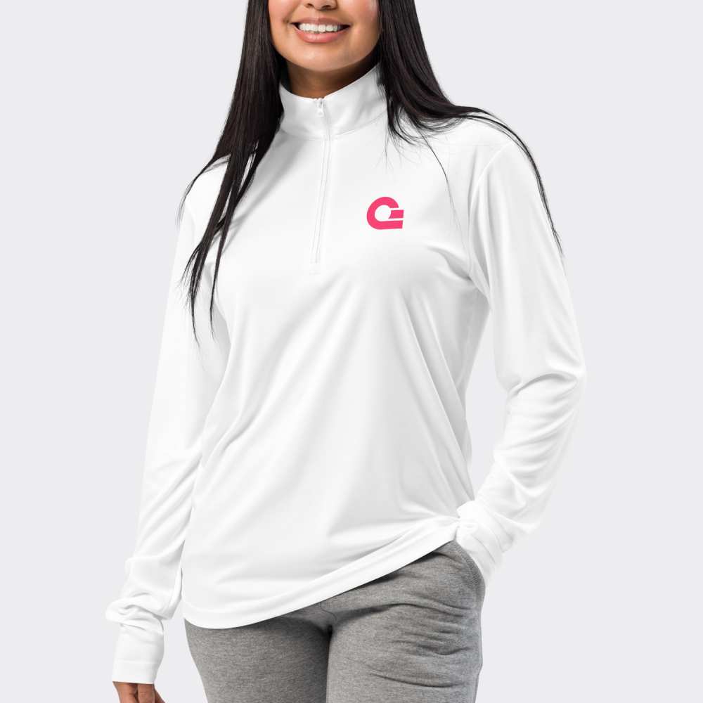 Runtime Quarter-Zip Pullover - White