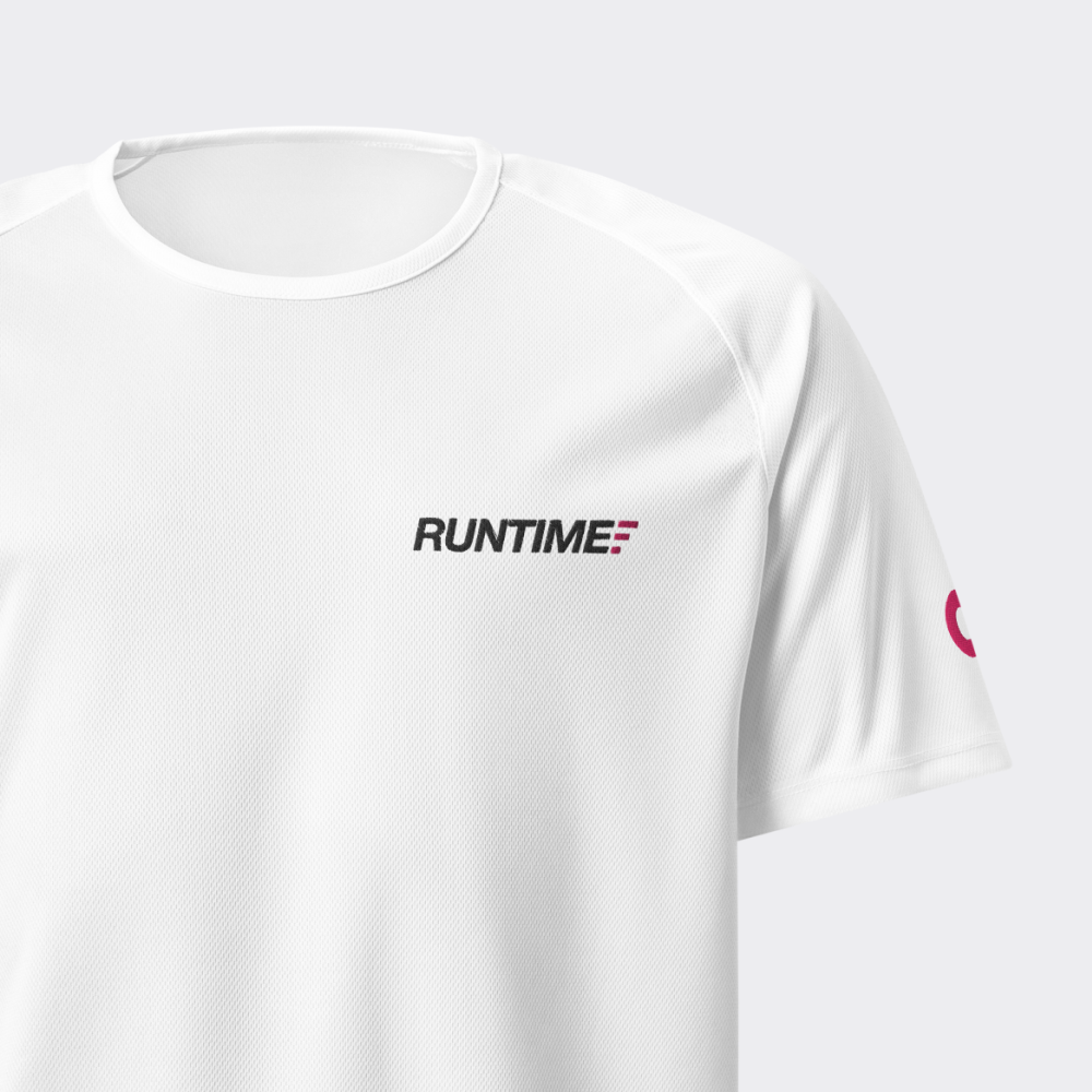 Runtime Unisex Sports Jersey - White