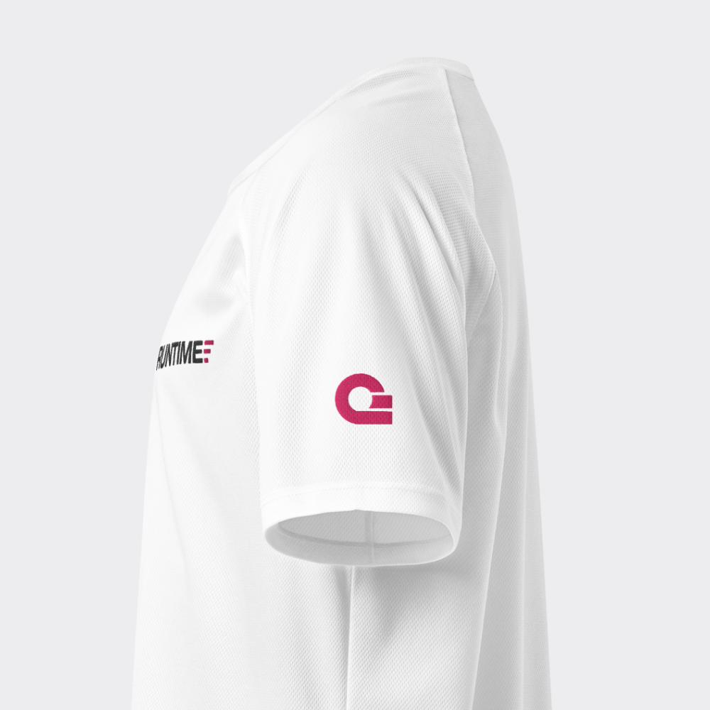 Runtime Unisex Sports Jersey - White