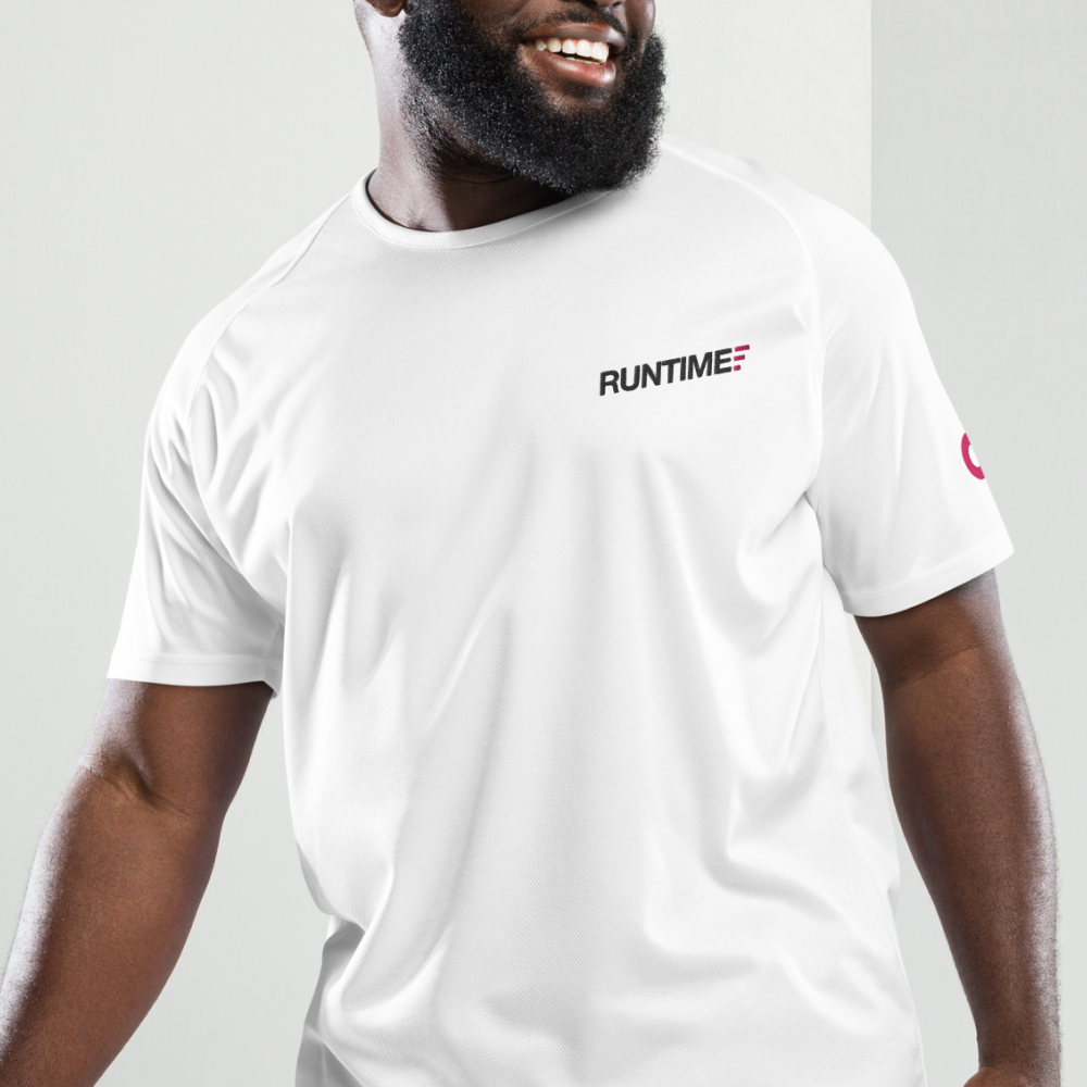 Runtime Unisex Sports Jersey - White