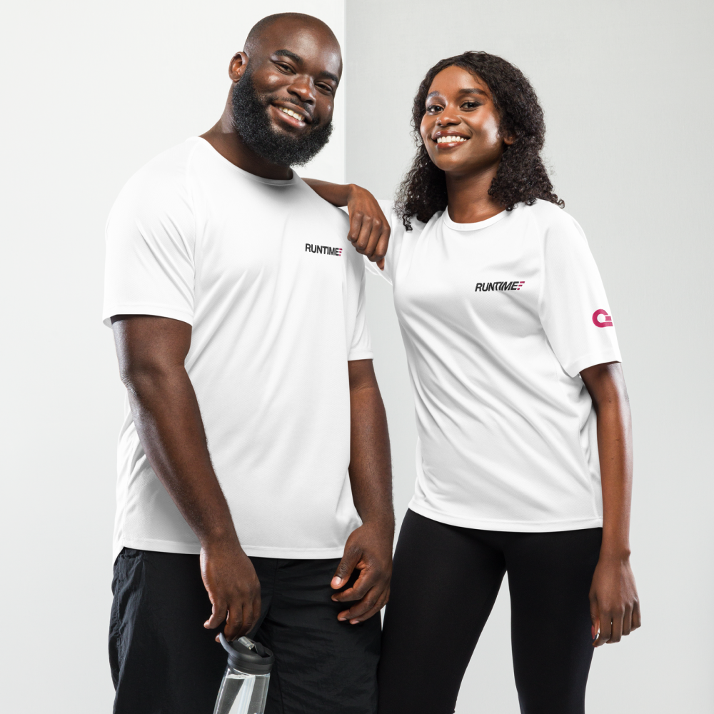 Runtime Unisex Sports Jersey - White