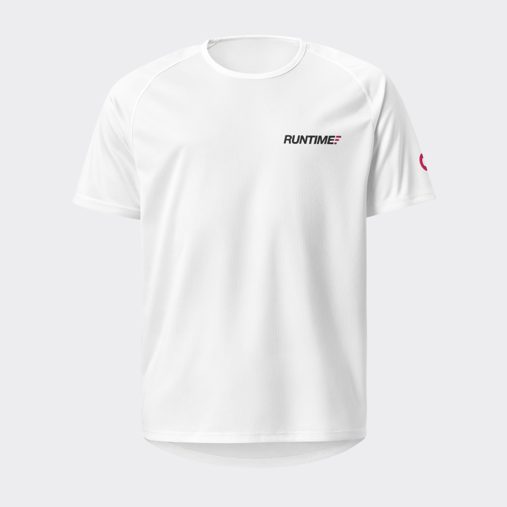 Runtime Unisex Sports Jersey - White