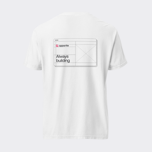 Build Unisex Heavyweight T-Shirt - White